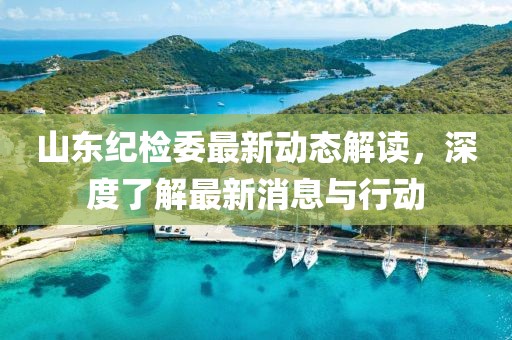 山东纪检委最新动态解读，深度了解最新消息与行动