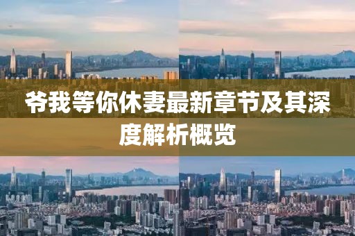 爷我等你休妻最新章节及其深度解析概览