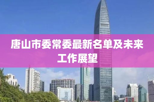 唐山市委常委最新名单及未来工作展望