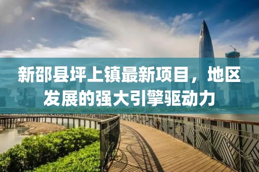 新邵县坪上镇最新项目，地区发展的强大引擎驱动力