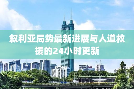 叙利亚局势最新进展与人道救援的24小时更新