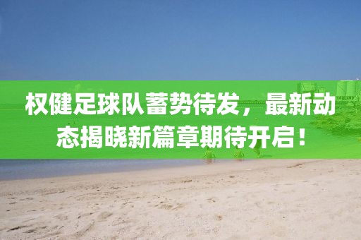 权健足球队蓄势待发，最新动态揭晓新篇章期待开启！