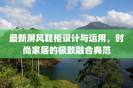 最新屏风鞋柜设计与运用，时尚家居的极致融合典范