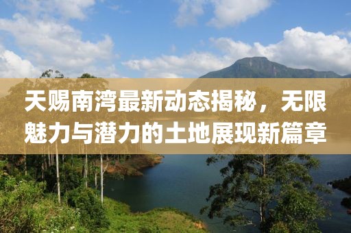 天赐南湾最新动态揭秘，无限魅力与潜力的土地展现新篇章
