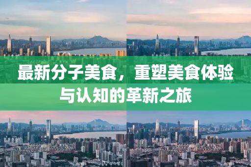 最新分子美食，重塑美食体验与认知的革新之旅