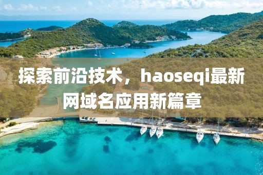 探索前沿技术，haoseqi最新网域名应用新篇章