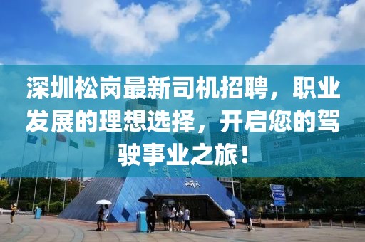 深圳松岗最新司机招聘，职业发展的理想选择，开启您的驾驶事业之旅！