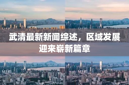武清最新新闻综述，区域发展迎来崭新篇章