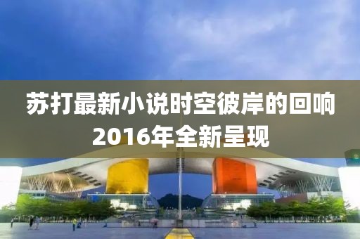 苏打最新小说时空彼岸的回响2016年全新呈现