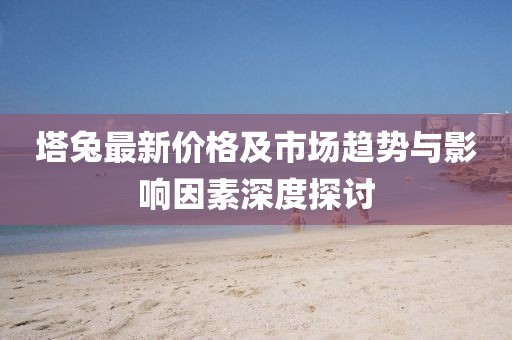 塔兔最新价格及市场趋势与影响因素深度探讨