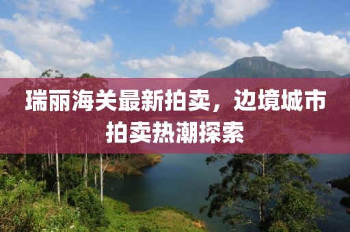 瑞丽海关最新拍卖，边境城市拍卖热潮探索