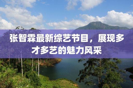张智霖最新综艺节目，展现多才多艺的魅力风采