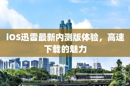 iOS迅雷最新内测版体验，高速下载的魅力