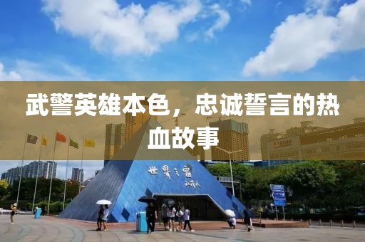 武警英雄本色，忠诚誓言的热血故事