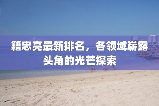 籍忠亮最新排名，各领域崭露头角的光芒探索