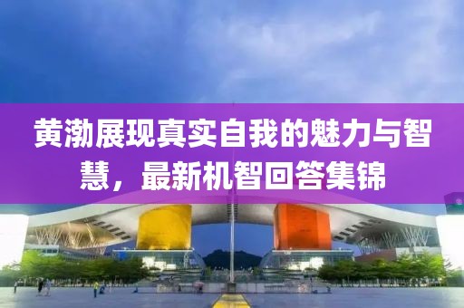 黄渤展现真实自我的魅力与智慧，最新机智回答集锦