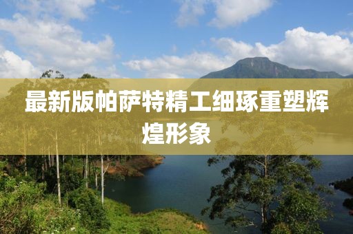 最新版帕萨特精工细琢重塑辉煌形象