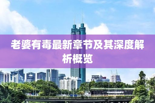 老婆有毒最新章节及其深度解析概览