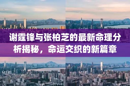 谢霆锋与张柏芝的最新命理分析揭秘，命运交织的新篇章