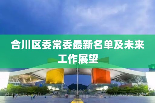 合川区委常委最新名单及未来工作展望