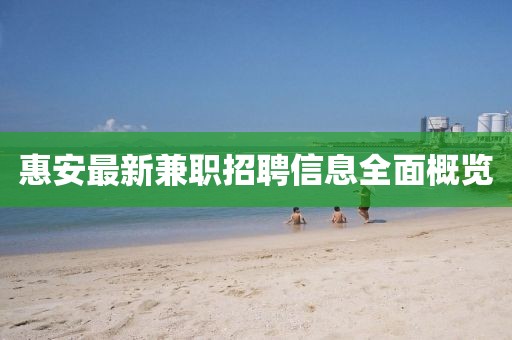 惠安最新兼职招聘信息全面概览
