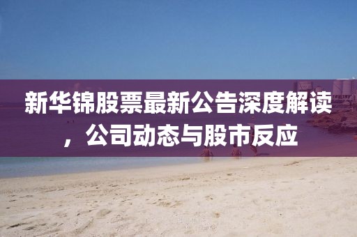 新华锦股票最新公告深度解读，公司动态与股市反应
