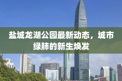 盐城龙湖公园最新动态，城市绿肺的新生焕发