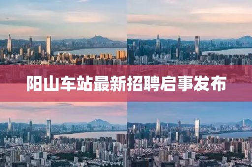 阳山车站最新招聘启事发布