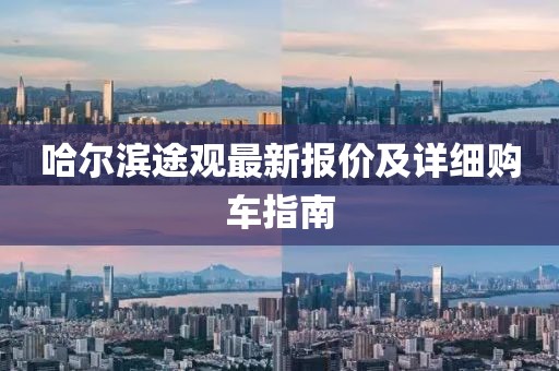 哈尔滨途观最新报价及详细购车指南