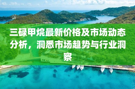 三碌甲烷最新价格及市场动态分析，洞悉市场趋势与行业洞察