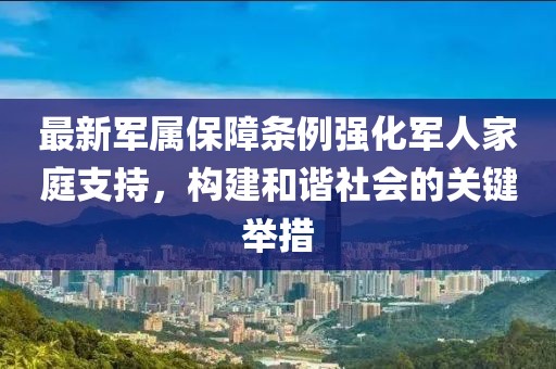 最新军属保障条例强化军人家庭支持，构建和谐社会的关键举措