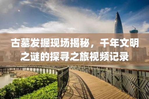 古墓发掘现场揭秘，千年文明之谜的探寻之旅视频记录