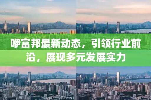 咿富邦最新动态，引领行业前沿，展现多元发展实力