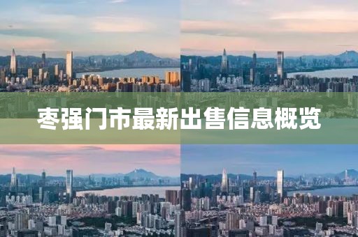 枣强门市最新出售信息概览