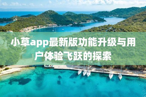 小草app最新版功能升级与用户体验飞跃的探索