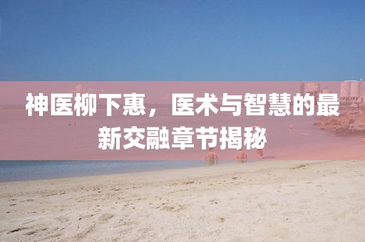 神医柳下惠，医术与智慧的最新交融章节揭秘