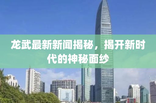 龙武最新新闻揭秘，揭开新时代的神秘面纱