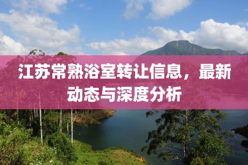 江苏常熟浴室转让信息，最新动态与深度分析