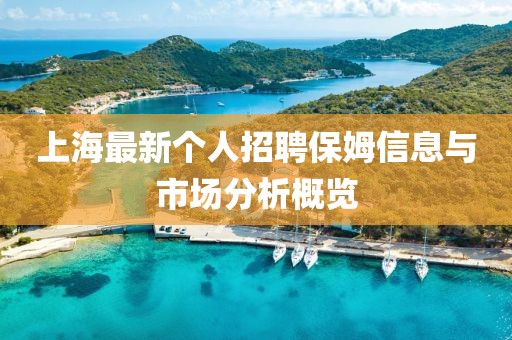 上海最新个人招聘保姆信息与市场分析概览