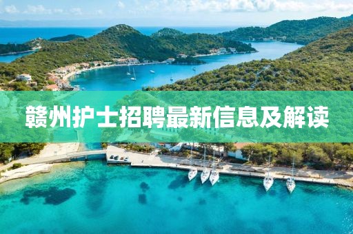 赣州护士招聘最新信息及解读