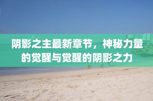 阴影之主最新章节，神秘力量的觉醒与觉醒的阴影之力
