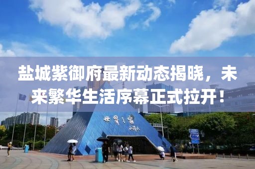 盐城紫御府最新动态揭晓，未来繁华生活序幕正式拉开！