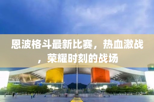 恩波格斗最新比赛，热血激战，荣耀时刻的战场