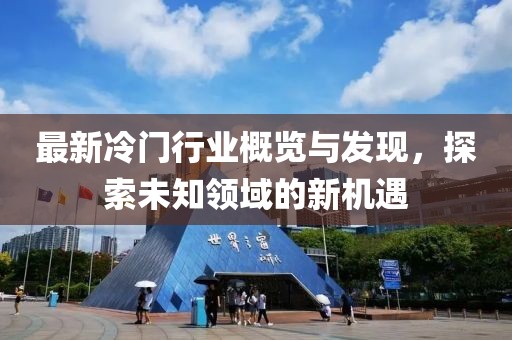 最新冷门行业概览与发现，探索未知领域的新机遇
