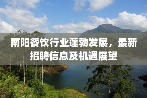 南阳餐饮行业蓬勃发展，最新招聘信息及机遇展望