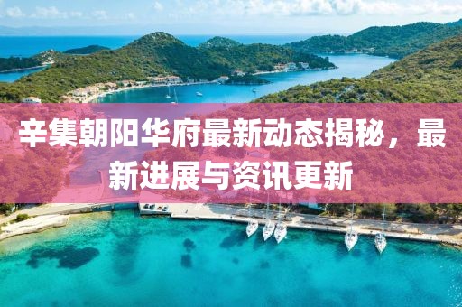 辛集朝阳华府最新动态揭秘，最新进展与资讯更新