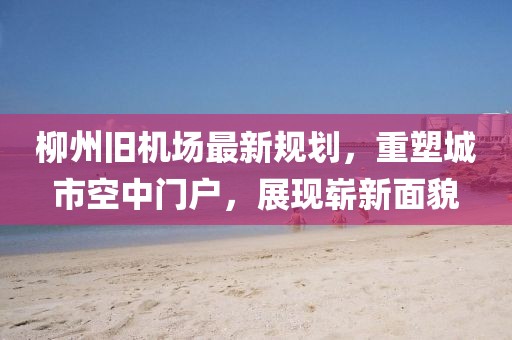 柳州旧机场最新规划，重塑城市空中门户，展现崭新面貌
