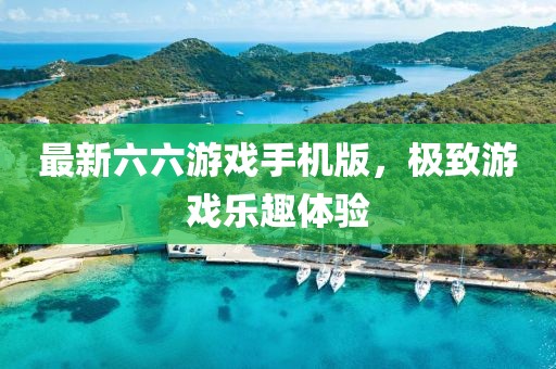 最新六六游戏手机版，极致游戏乐趣体验