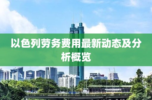 以色列劳务费用最新动态及分析概览