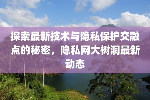 探索最新技术与隐私保护交融点的秘密，隐私网大树洞最新动态